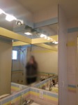 existing bathroom wall mirror