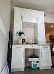 large storage desk area